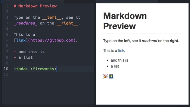 An example of what Markdown could look like.