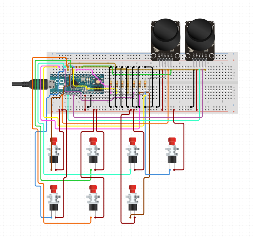 Joystcik Pinout